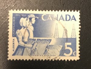 Canada # 355 Used