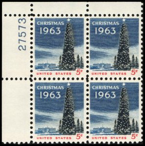 US #1240 CHRISTMAS MNH UL PLATE BLOCK #27573