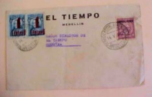 COLOMBIA LOCAL POST  SCADTA MEDELIN 1932 B/S BOGOTA