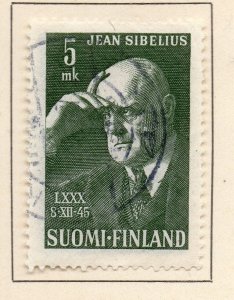 Finland 1945 Early Issue Fine Used 5mk. NW-269309