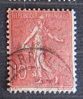 France, 1903, Sower - Lines in Background, YT #129, (1812-Т)