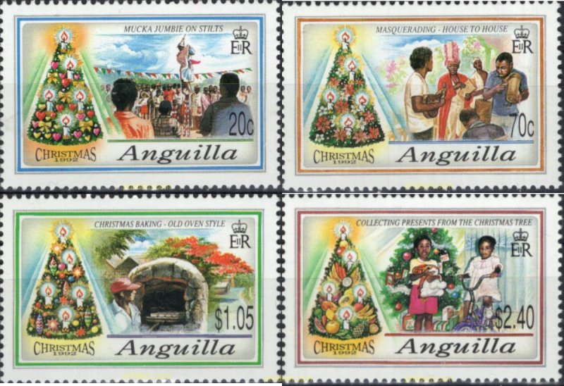 702987 MNH ANGUILLA 1992 NAVIDAD