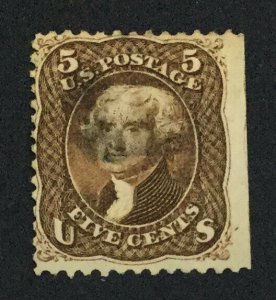 MOMEN: US STAMPS #75 USED LOT #44097