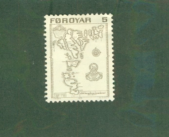 FAROE ISLANDS 7 MNH BIN $0.60