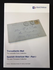 Transatlantic Mail Spanish-American War 2021 Illustrated Catalogue 132pgs CP2354