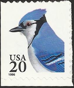 # 2483 MINT NEVER HINGED BLUE JAY