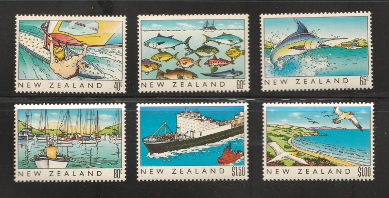 New Zealand 1988 Scenic Definitives, Complete Set