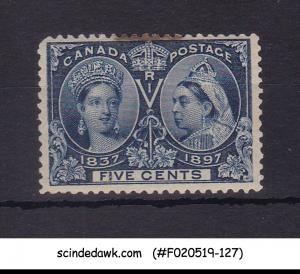CANADA - 1897 QUEEN VICTORIA JUBILEE SG#128 1V MLH