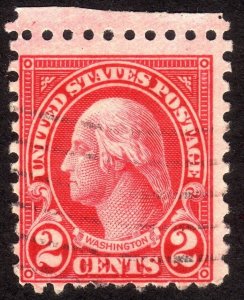 1924, US 2c, Washington, Used, Sc 583,