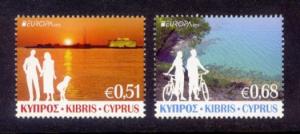 Cyprus Sc# 1173-4 MNH Europa 2012