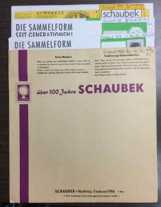 SCHAUBEK VARIETY SCANDANAVIAN ALBUM PAGES - 108 PAGES