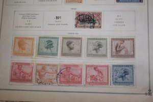 BELGIAN CONGO OLD COLLECTION 1886 - 1940 ON OLD SCOTT PAGES BIN795