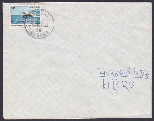 TURKISH CYPRUS 1979 cover AKCAY / LEFKOSA cds..............................53737