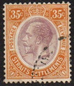 Straits Settlements Sc #196 Used