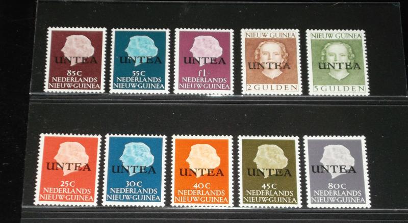 UNTEA, 1962, COLLECTION OF MNH,MIX OF 1st & 2nd PRINT,STAMPS, NICE!!! LQQK!!!