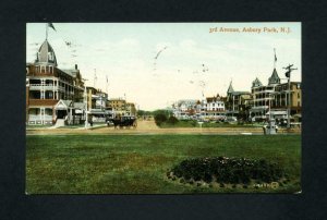 # 331 Picture Post Card 3rd Avenue, Asbury Park, NJ - 7-28-1909