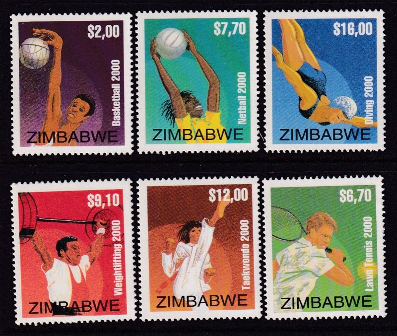 Zimbabwe 854-859 MNH VF