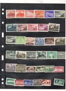 BULGARIA COLLECTON ON STOCK SHEET, MINT/USED