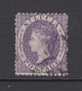 St. Lucia, Scott 9a (SG 13a), used