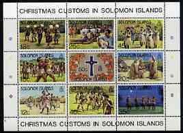 SOLOMON IS. - 1983 - Christmas - Perf 8v Sheet - Mint Never Hinged