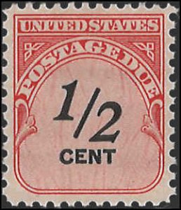 Scott# J88  1959 ½c red & blk  Numeral   Mint Never Hinged - Very Fine