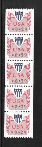 #CVP31A MNH Strip of 5