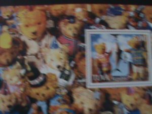 TUVALU-1998-WORLD FAMOUS TEDY BEAR & FAMILY-MNH S/S VF WE SHIP TO WORLD WIDE