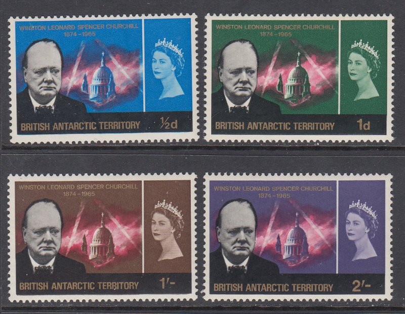 British Antarctic Territory 16-19 Churchill MNH VF