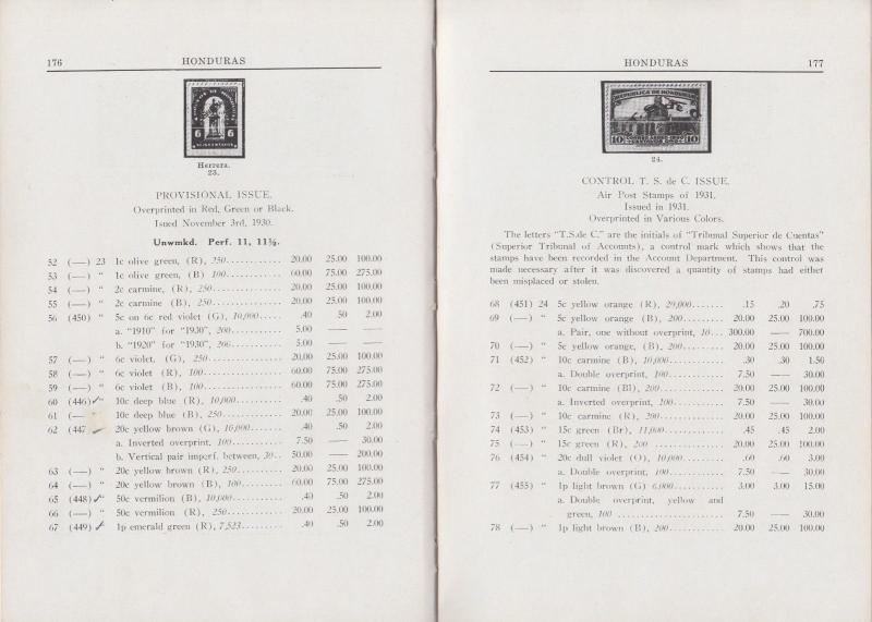 Sanabria's 1936 Standard Catalog of Air Post Stamps, 6th Edition, used.