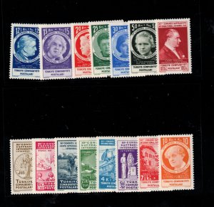 Turkey #B54 - #B58 Very Fine Never Hinged Womens Congress Set