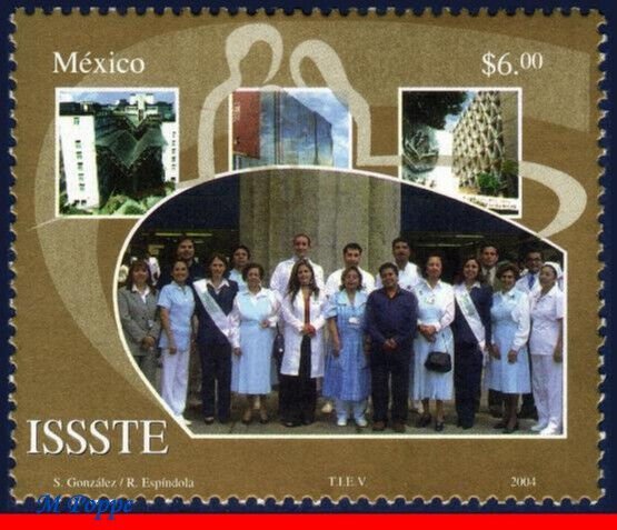 2378 Mexico 2004 STATE WORKERS INST. SOCIAL AND SECURITY, HEALTH, MI# 3089, MNH