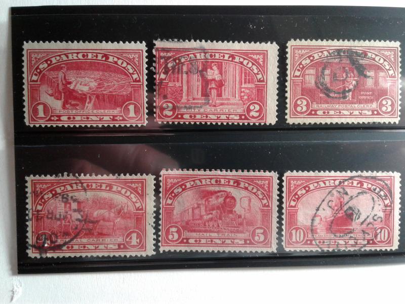 SCOTT # Q1-Q12 USED COMPLETE SET OF PARCEL POST  AMAZING !! LABOR DAY SPECIAL !!