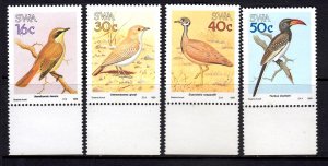 South West Africa 1988 Birds Complete Mint MNH Set SC 606-609