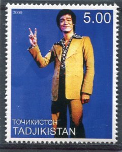 Tajikistan 2000 BRUCE LEE Martial Artist 1 value Perforated Mint (NH)