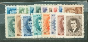 Iran #1372-1387 Used Single (Complete Set)