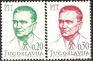 Yugoslavia   796-97 MNH 1966 Marshall Tito