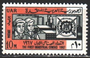 Egypt. 1967. 852. First industrial census. MLH.