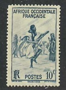 French West Africa; Scott 36;  1947;  Used