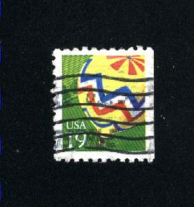 USA #2529  2 used  1991-94 PD .08