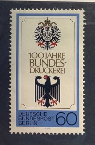 Germany, Berlin 1979 Scott 9N426 MNH - 60pf, Federal printing plant, 100th Anniv