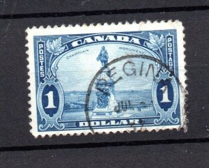 Canada 1935 $1 Bright Blue SG351 Good Used WS37104