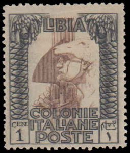 Libya #20, Incomplete Set, 1921, Hinged