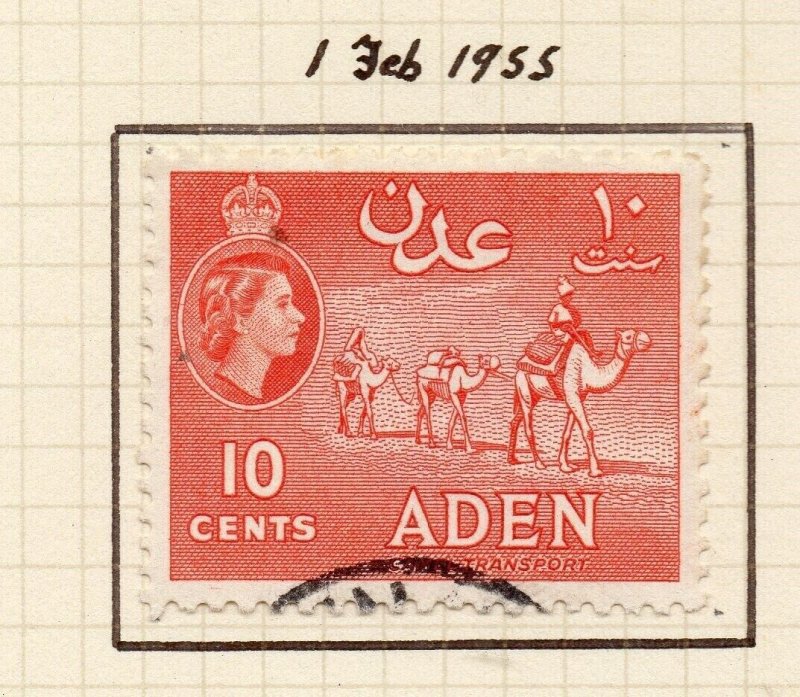 Aden 1954-56 Early Issue Fine Used 10c. NW-158044