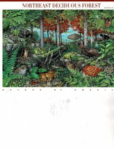 Northeast Deciduous Forest 37c Postage Sheet #3899 VF MNH