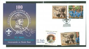 Salvador, El #1226/1665-1666 Mint (NH) Single (First Day Cover) (Scouts)