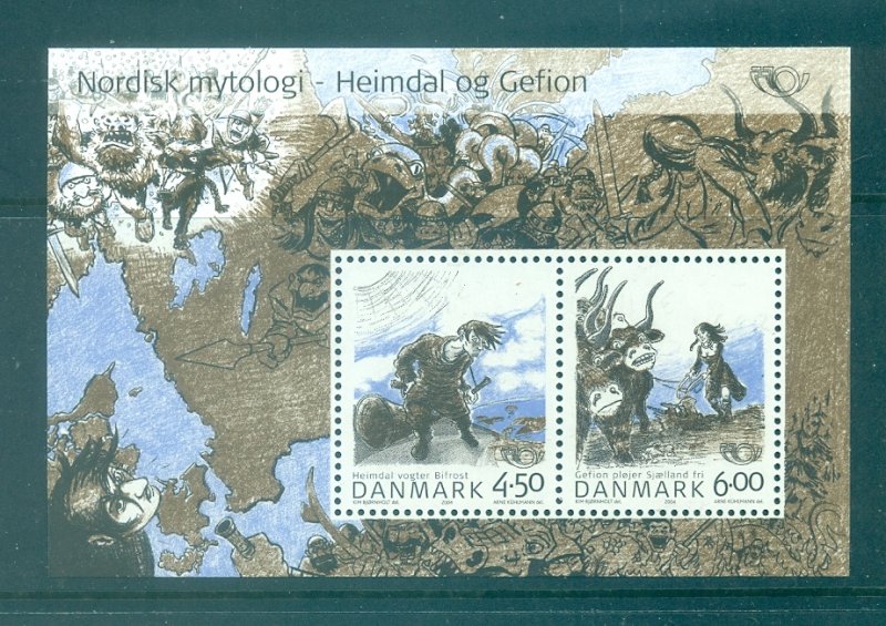 Denmark - Sc# 1274a. 2004 Norse Mythology. MNH Souv. Sheet. $8.00.