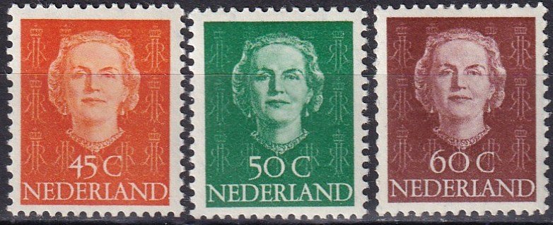 Netherlands #316-8  F-VF Unused CV $22.55 (Z8146)