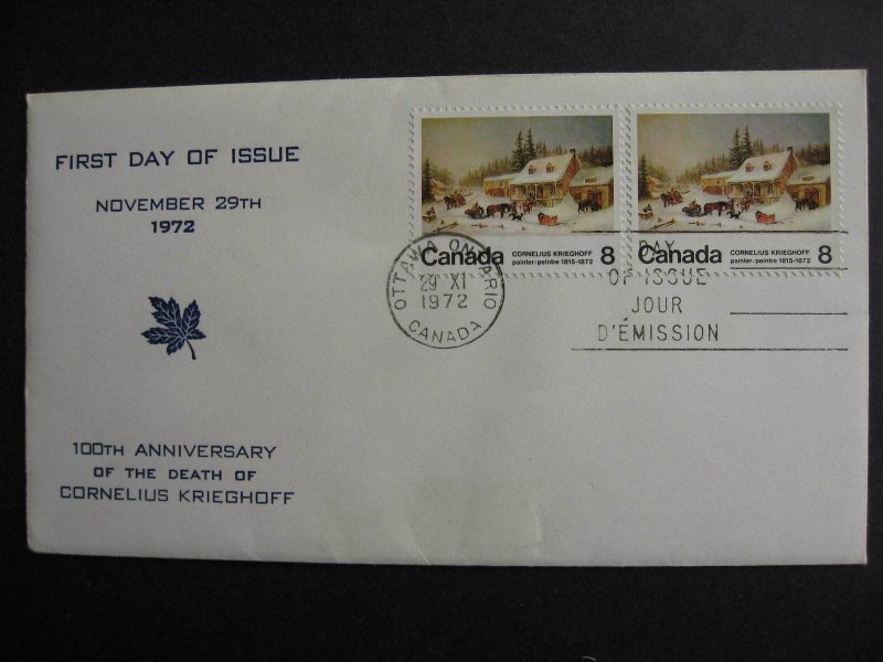 Canada Viking, Peters Enterprises cachet FDC Sc 610 Kreighoff pair 