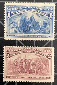 US Stamps-SC# 230 & 231 - MNH - CV $63.50