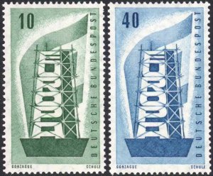 West Germany SG1167/68 1956 Europa U/M Cat 13 pounds